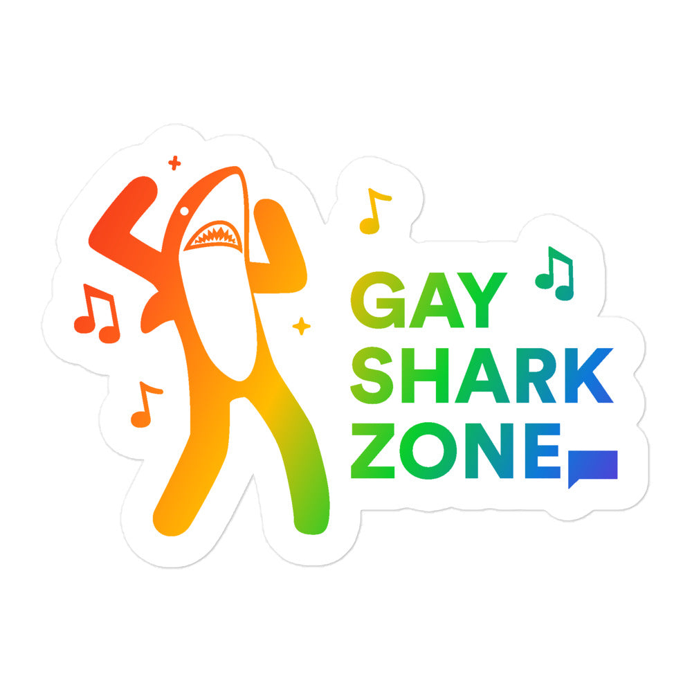 Watch What Happens Live Gay Shark Kiss Cut Sticker