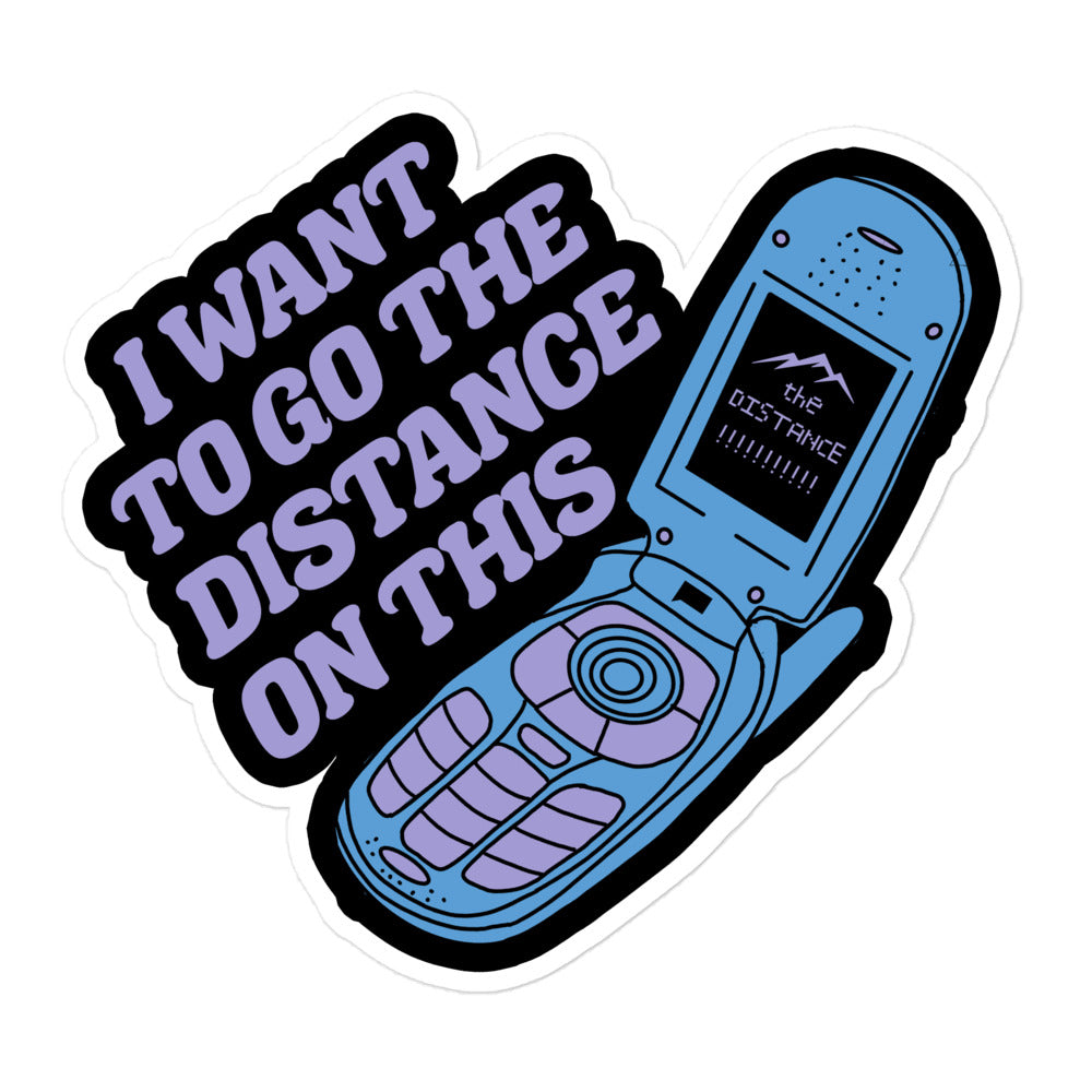 Distance Phone System Logo The Real Housewives of Salt Lake City Go the Distance Phone Sticker