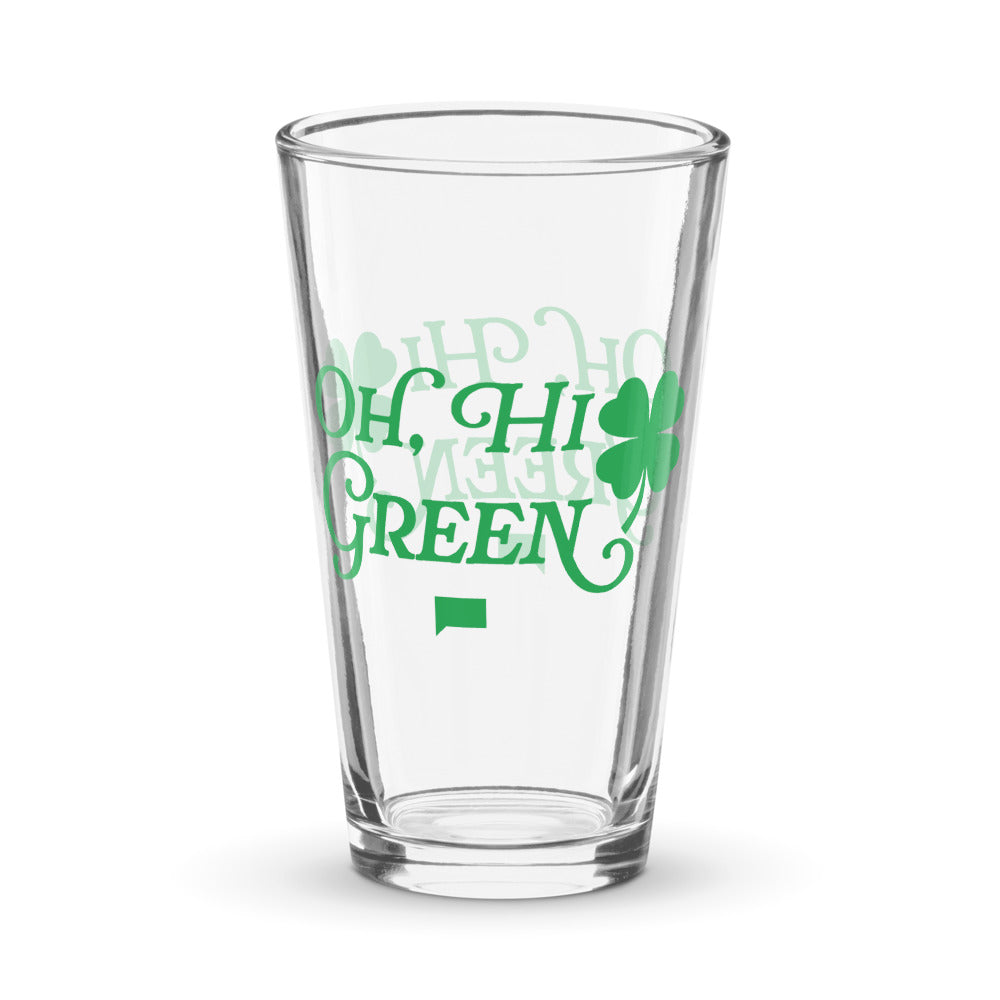 Bravo Oh, Hi Green! Pint Glass