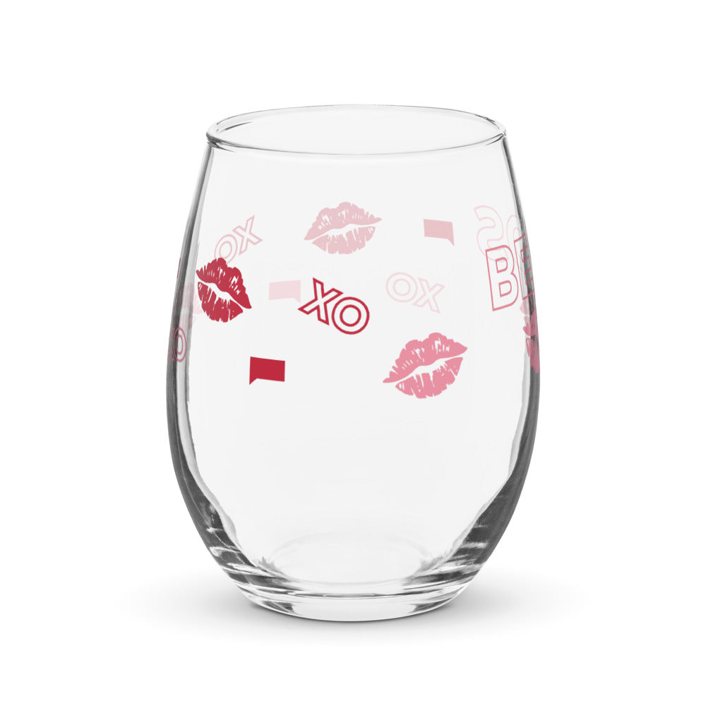 The Real Housewives of Salt Lake City Besos Stemless Wine Glass