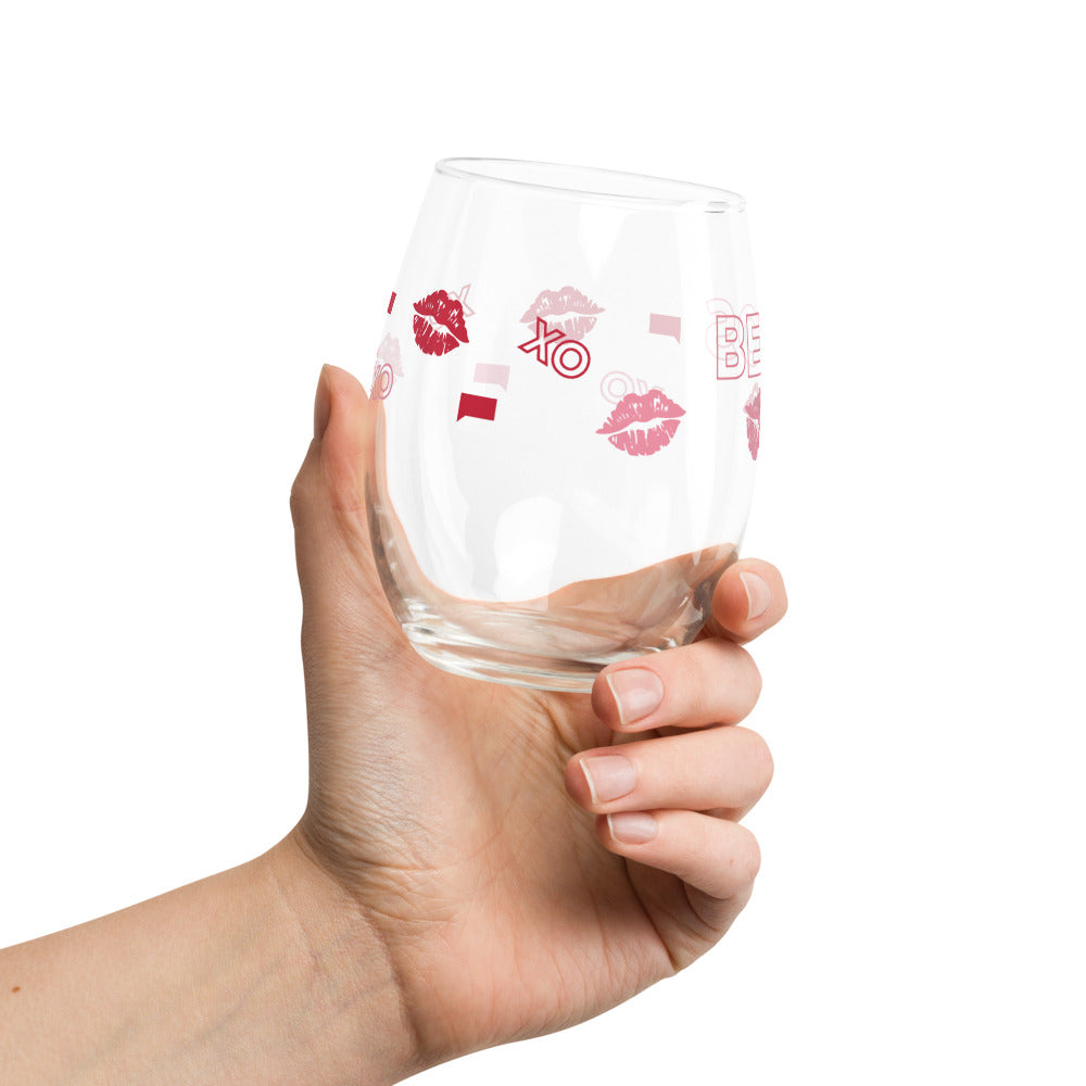 The Real Housewives of Salt Lake City Besos Stemless Wine Glass