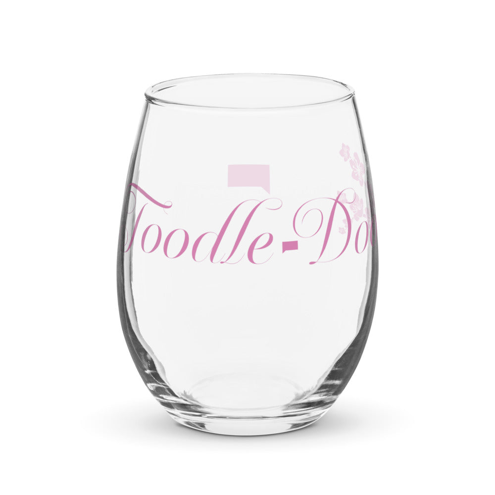The Real Housewives of Potomac Stemless Wine Glass Toodle-doo