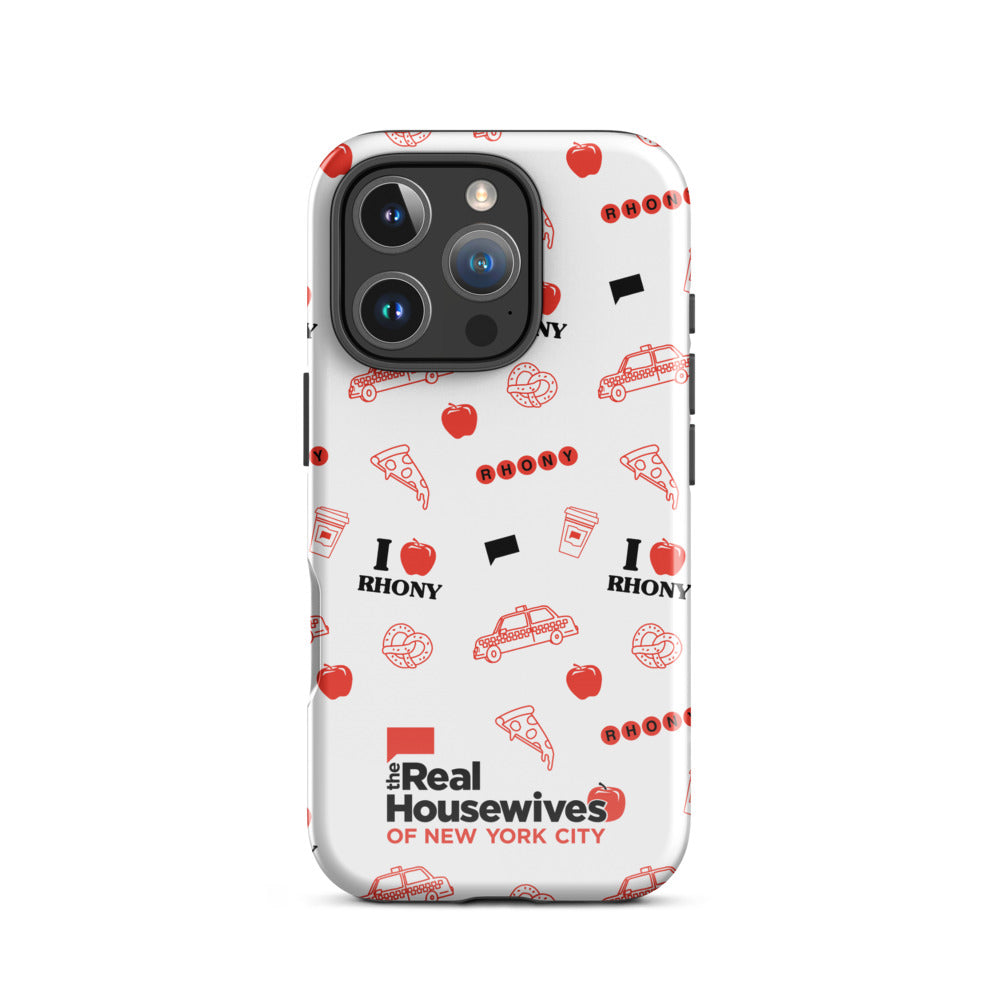 The Real Housewives of New York City Pattern iPhone Case