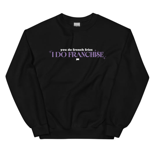 The Real Housewives of Salt Lake City French Fries/Franchise Sweatshirt Black