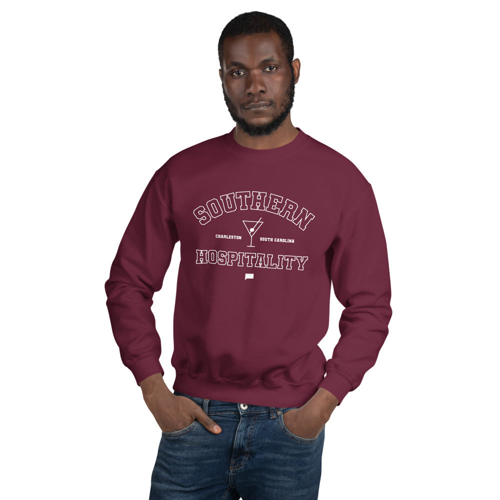 Southern Hospitality Varsity Charleston, SC Crewneck