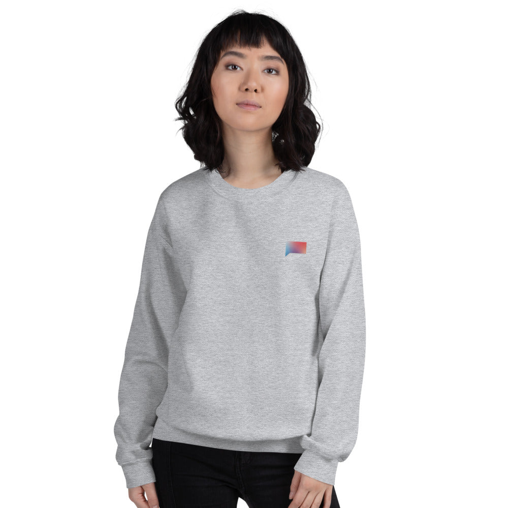 Bravo Embroidered Talk Bubble Crewneck Sweatshirt