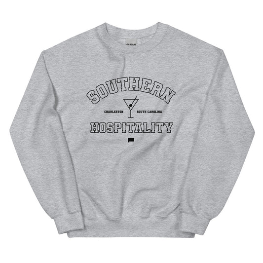 Southern Hospitality Varsity Charleston, SC Crewneck