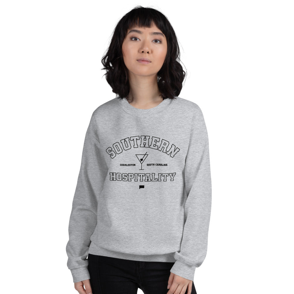 Southern Hospitality Varsity Charleston, SC Crewneck