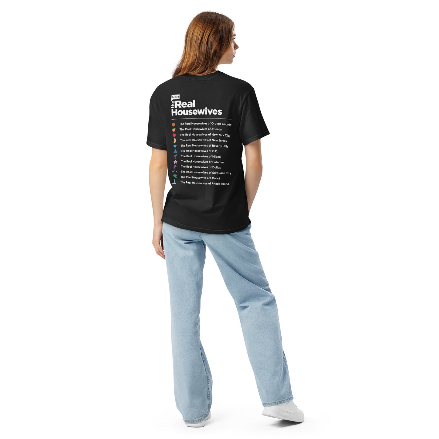 The Real Housewives 20th Anniversary T-Shirt Show Lineup