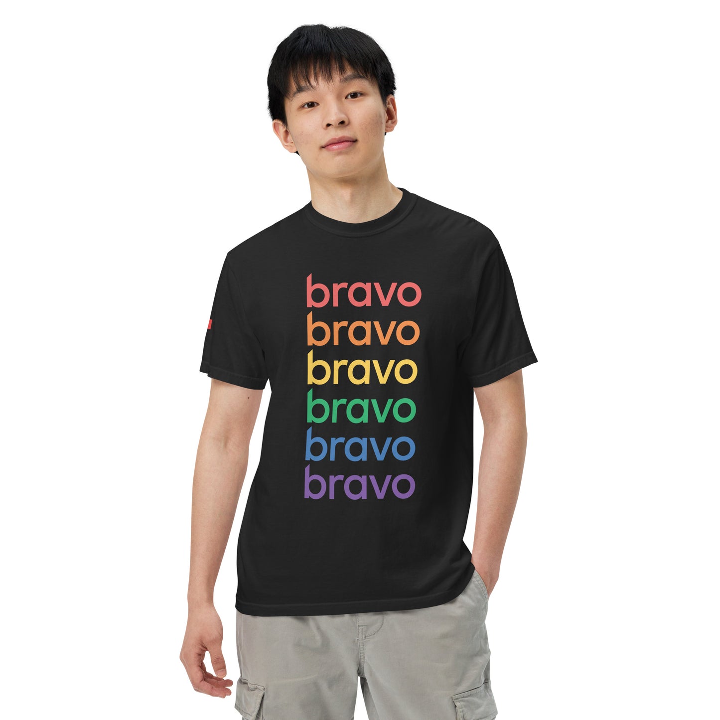 Bravo Pride T-Shirt Logo Comfort Colors