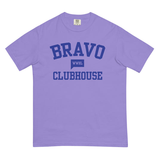 Watch What Happens Live with Andy Cohen Clubhouse Comfort Colors T-Shirt Violet