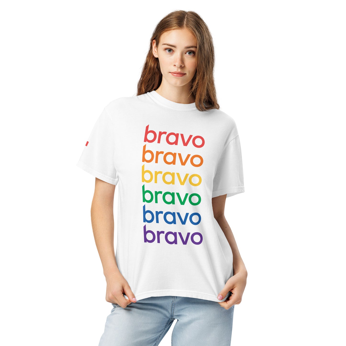 Bravo Pride T-Shirt Logo Comfort Colors