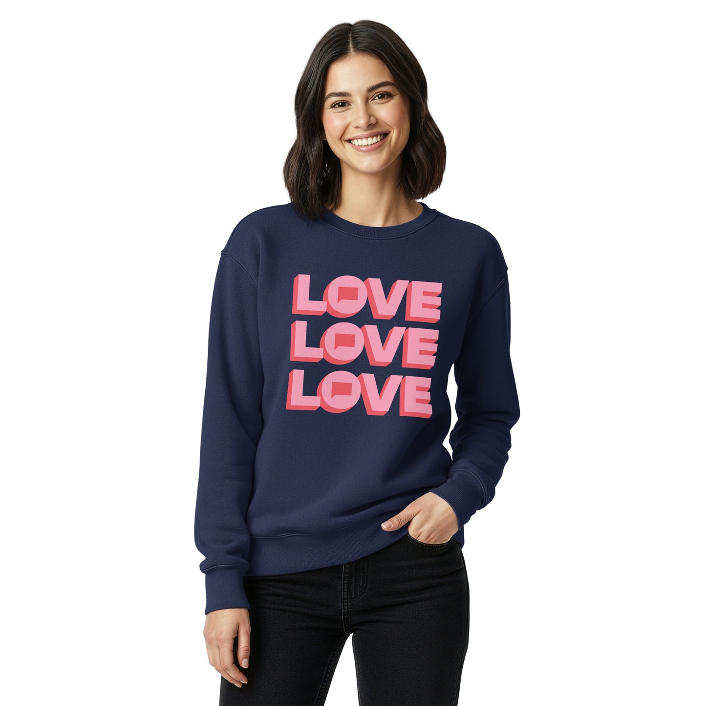 The Real Housewives of New Jersey Crewneck Love, Love, Love