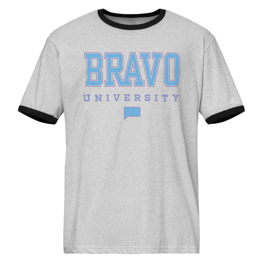 Bravo Gear Ringer T-Shirt Bravo University Heather Gray / Black