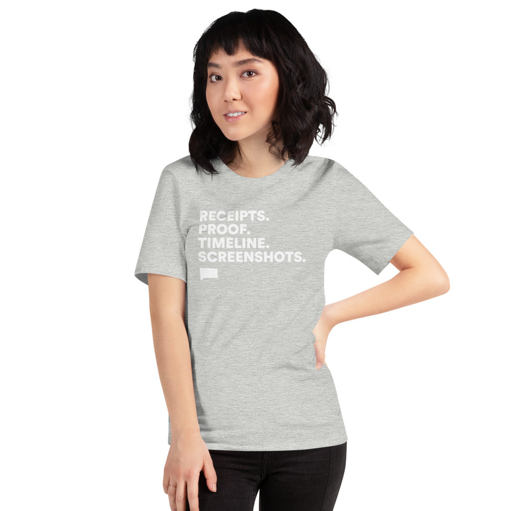The Real Housewives Of Salt Lake City Receipts T-Shirt