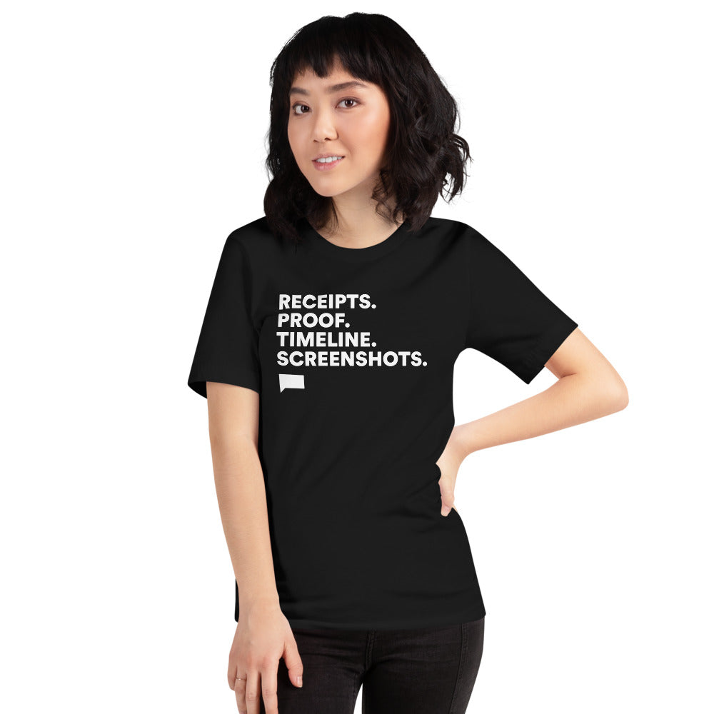The Real Housewives Of Salt Lake City Receipts T-Shirt