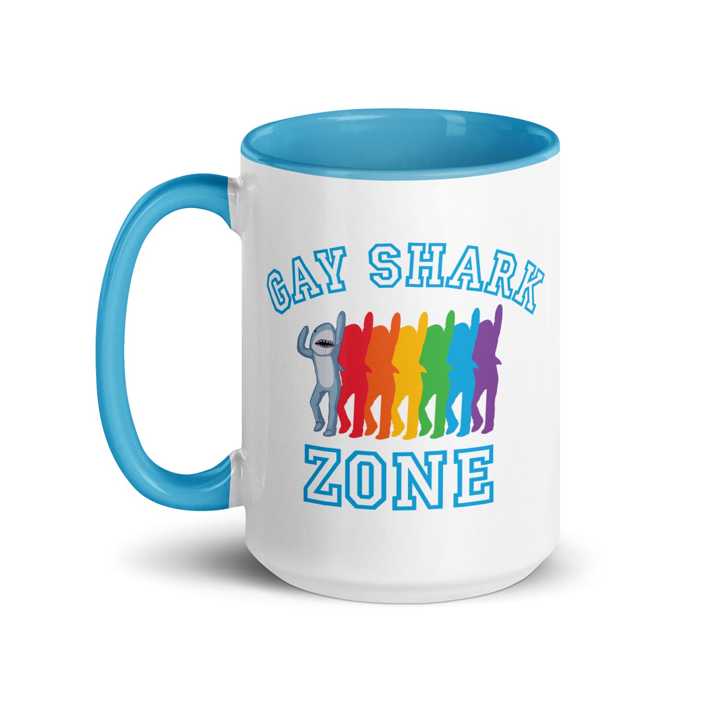Watch What Happens Live Two-Tone Mug Gay Shark Zone