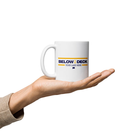Below Deck Mug Personalized Lake