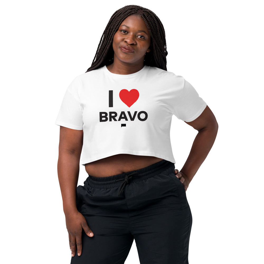 I Heart Bravo Crop Top