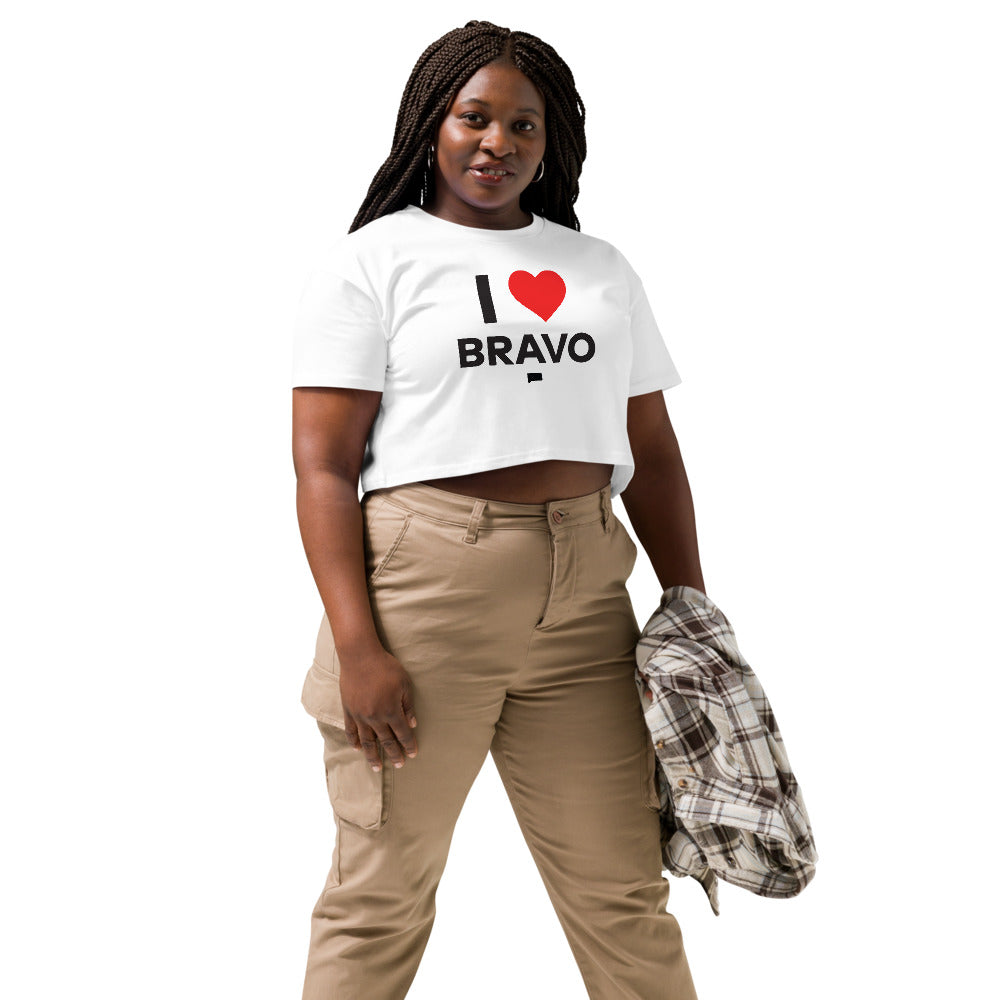 I Heart Bravo Women's Crop Top