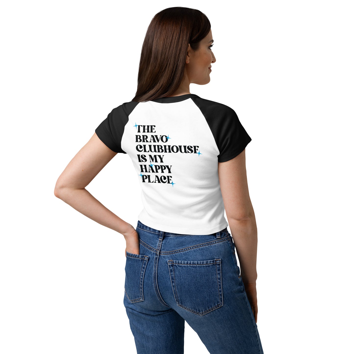 Watch What Happens Live Raglan Tee The Bravo Clubhouse Is My Happy Place