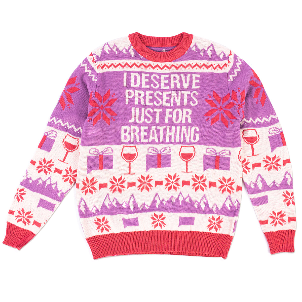 The Real Housewives of Salt Lake City I Deserve Presents Holiday Sweater