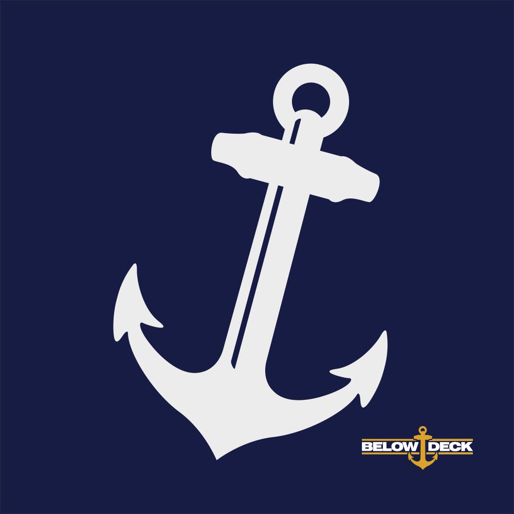 Below Deck Anchor Pillow - 20 X 20