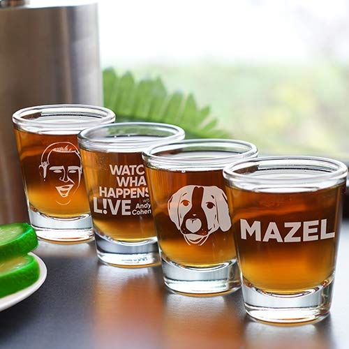 Watch What Happens Live Set of 4 Premium Shot Glasses