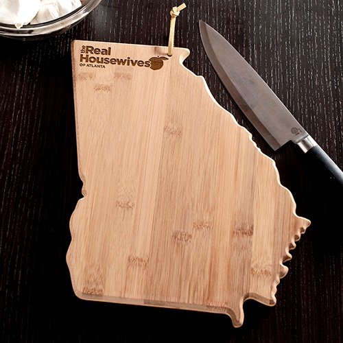 The Real Housewives of Atlanta - Georgia Shaped Cutting Board