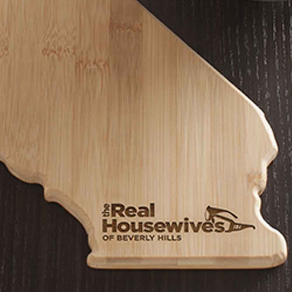 The Real Housewives of Orange County - California Shaped Cutting Board