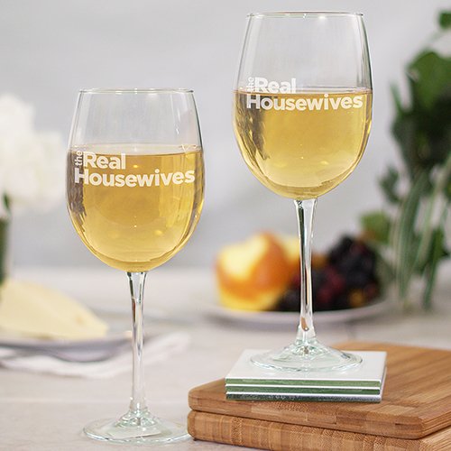 The Real Housewives Personalized City Stemless Wine Glass - Set of 2