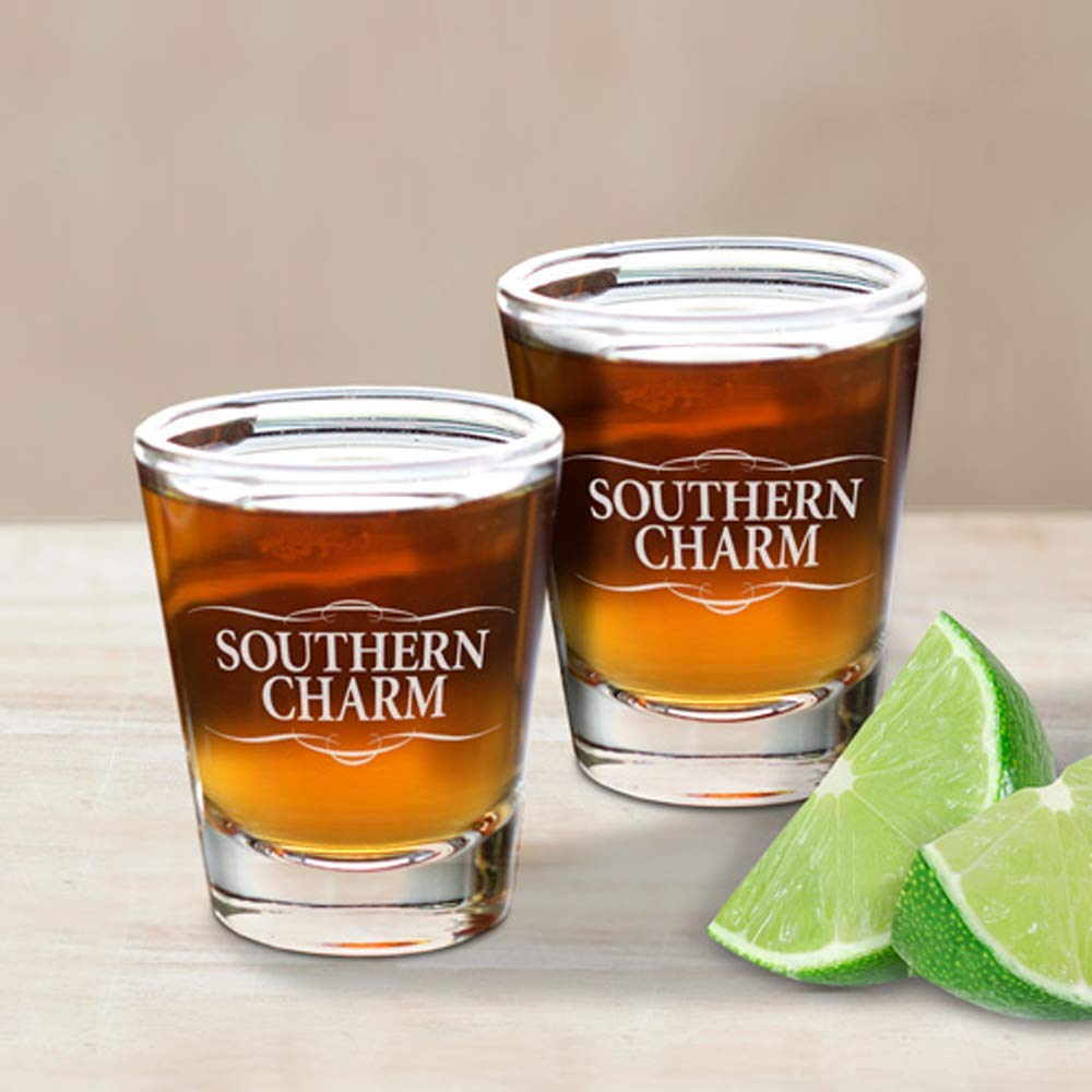 Southern Charm Logo Shot Glasses - Set of 2