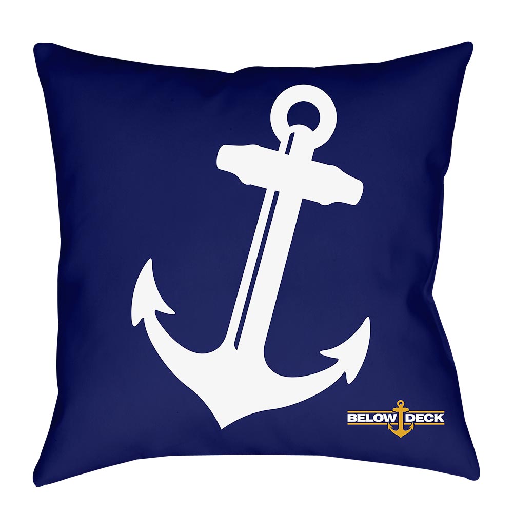 Below Deck Anchor Pillow - 20 X 20