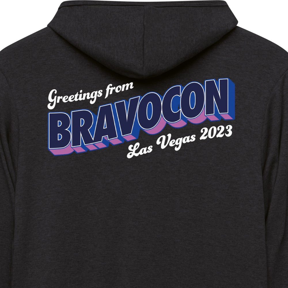 Greetings from BravoCon Zip-Up Hooded Sweatshirt