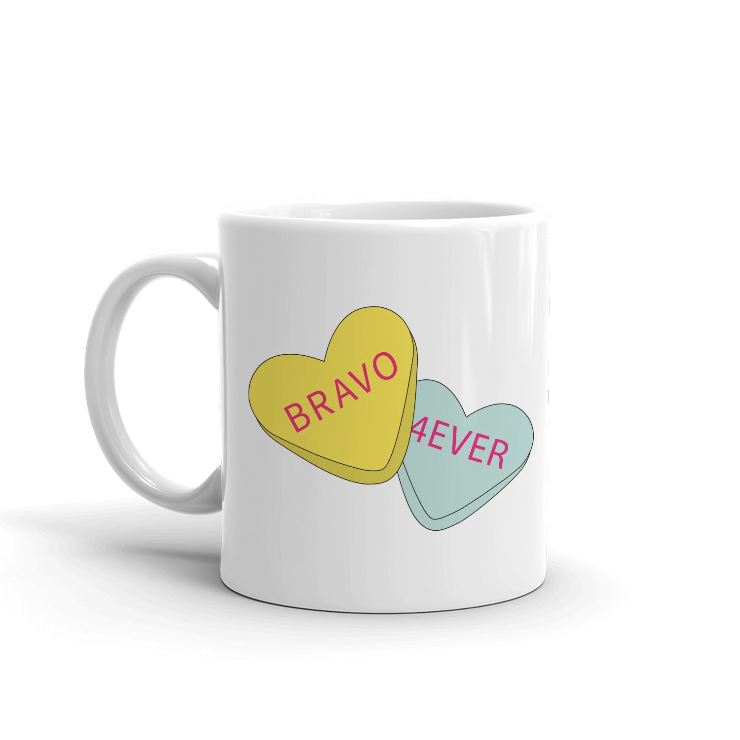 Bravo Gear Bravo 4ever Heart Candy White Mug