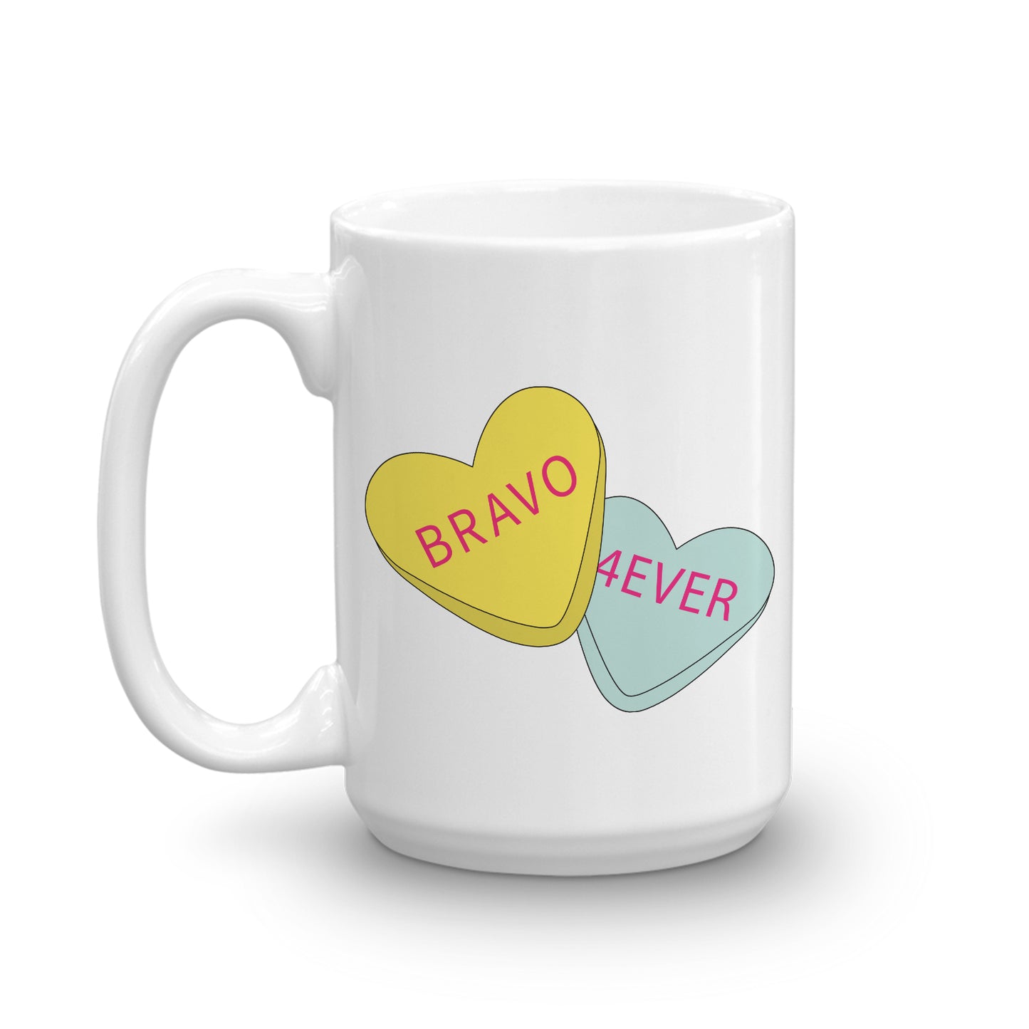 Bravo Gear Bravo 4ever Heart Candy White Mug