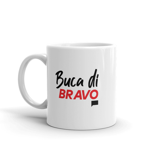 Buca Di Bravo White Mug