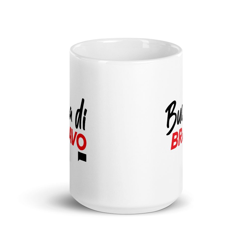 Buca Di Bravo White Mug