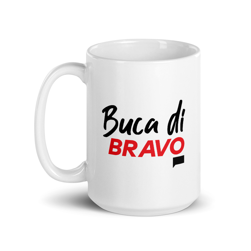 Buca Di Bravo White Mug