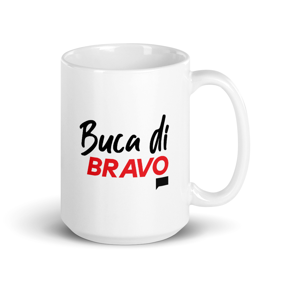 Buca Di Bravo White Mug