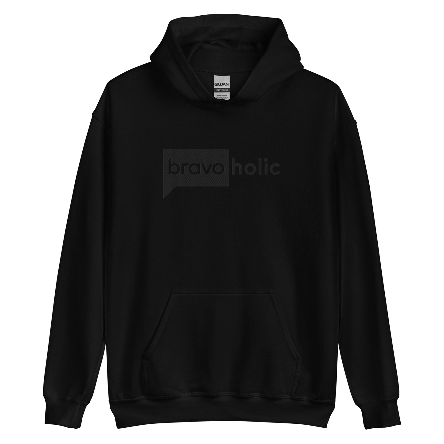 Bravoholic Tonal Embroidered Hoodie