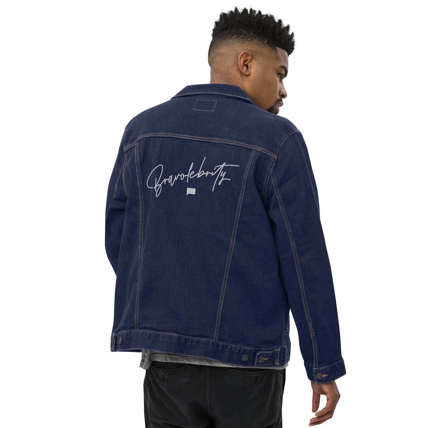 Bravolebrity Signature Embroidered Denim Jacket