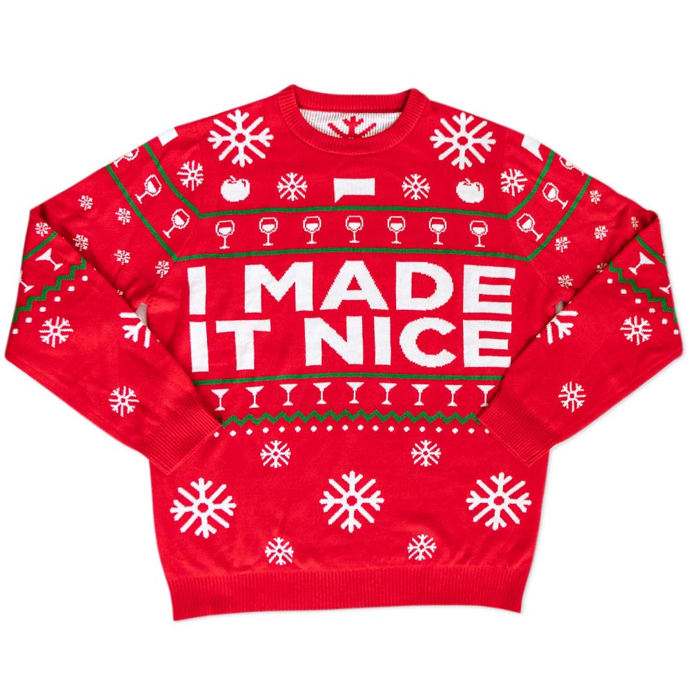 The Real Housewives of New York City I Made It Nice Holiday Sweater