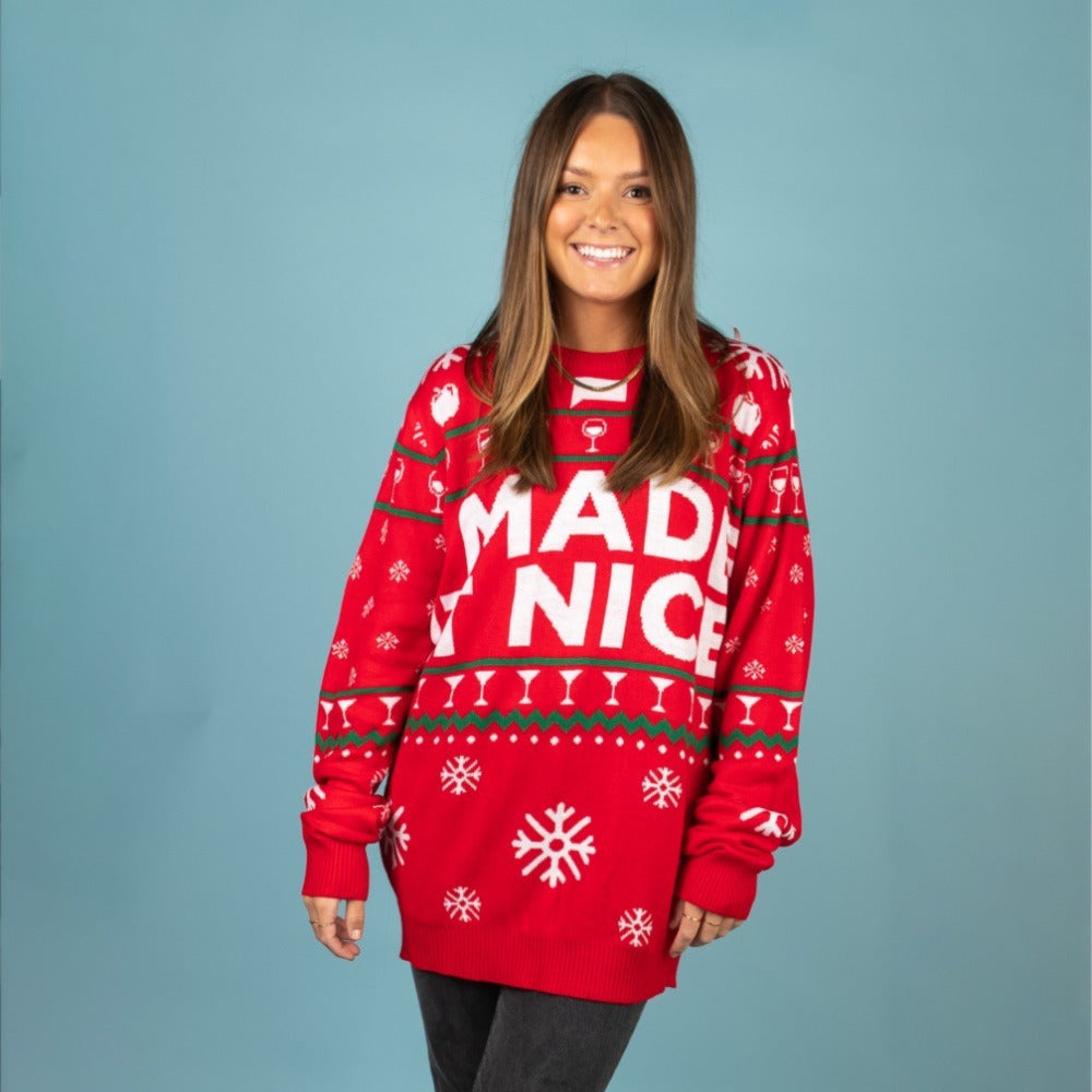 The Real Housewives of New York City I Made It Nice Holiday Sweater