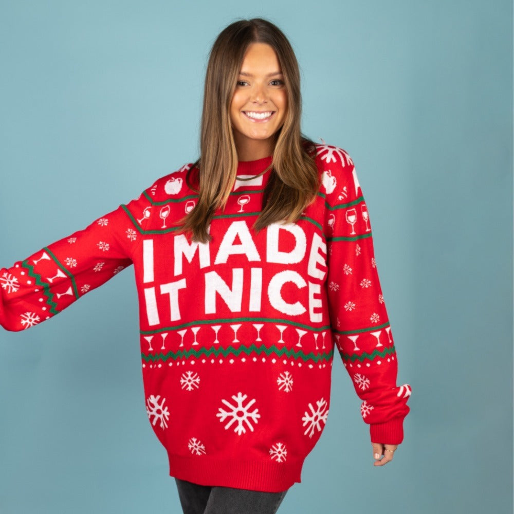 The Real Housewives of New York City I Made It Nice Holiday Sweater