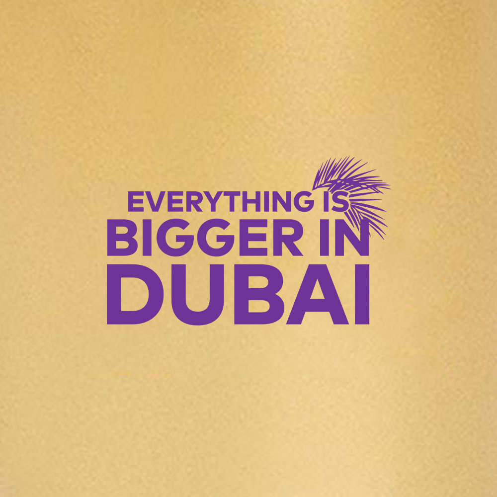 The Real Housewives of Dubai Bigger in Dubai Gold Mug