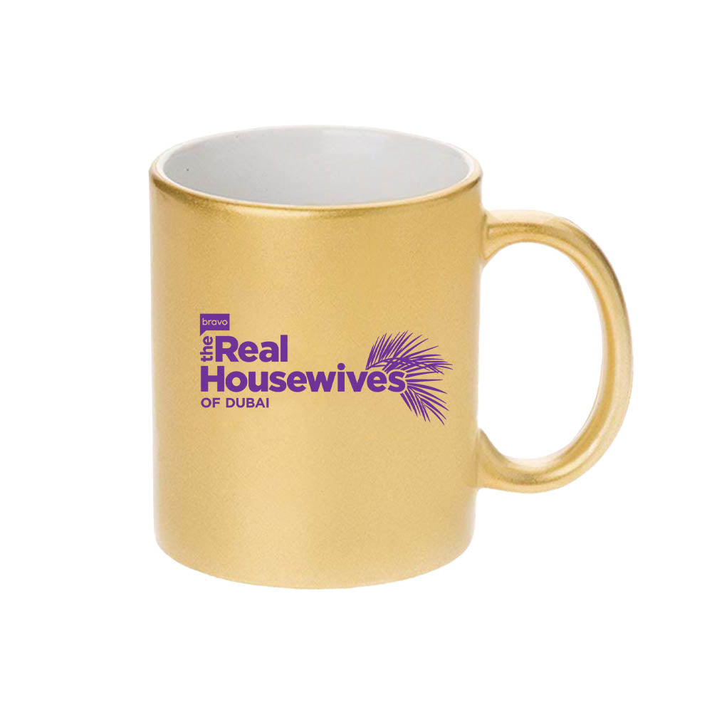 The Real Housewives of Dubai Bigger in Dubai Gold Mug