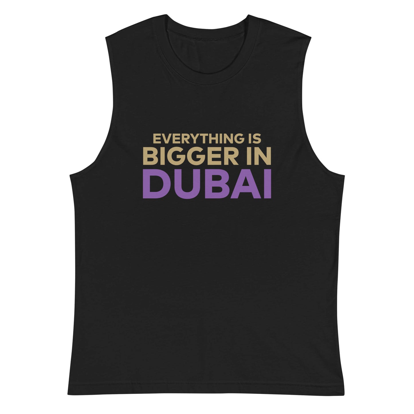 The Real Housewives of Dubai Bigger in Dubai Unisex Tank Top