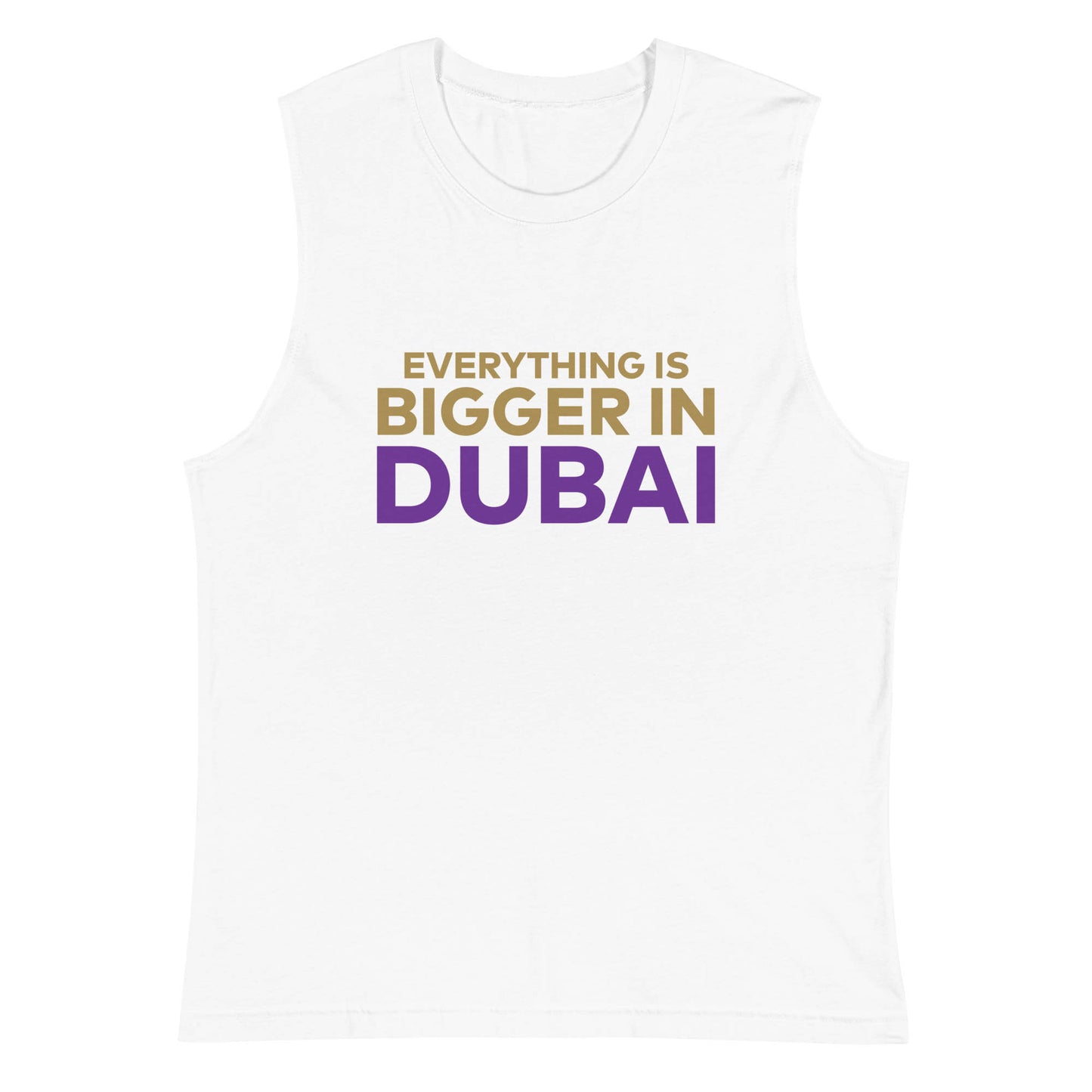 The Real Housewives of Dubai Bigger in Dubai Unisex Tank Top