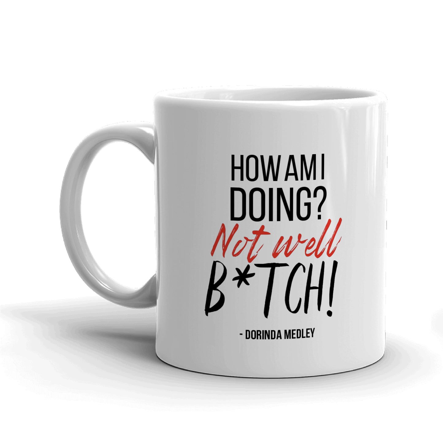 The Real Housewives of New York City How Am I Doing? White Mug